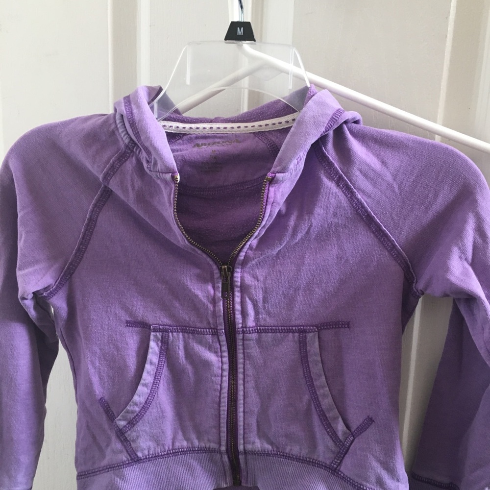 Girls Arizona jean zip front hoodie medium